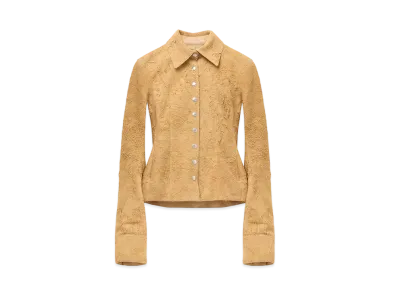 Alexander McQUEEN Suede Jacket "Sand"