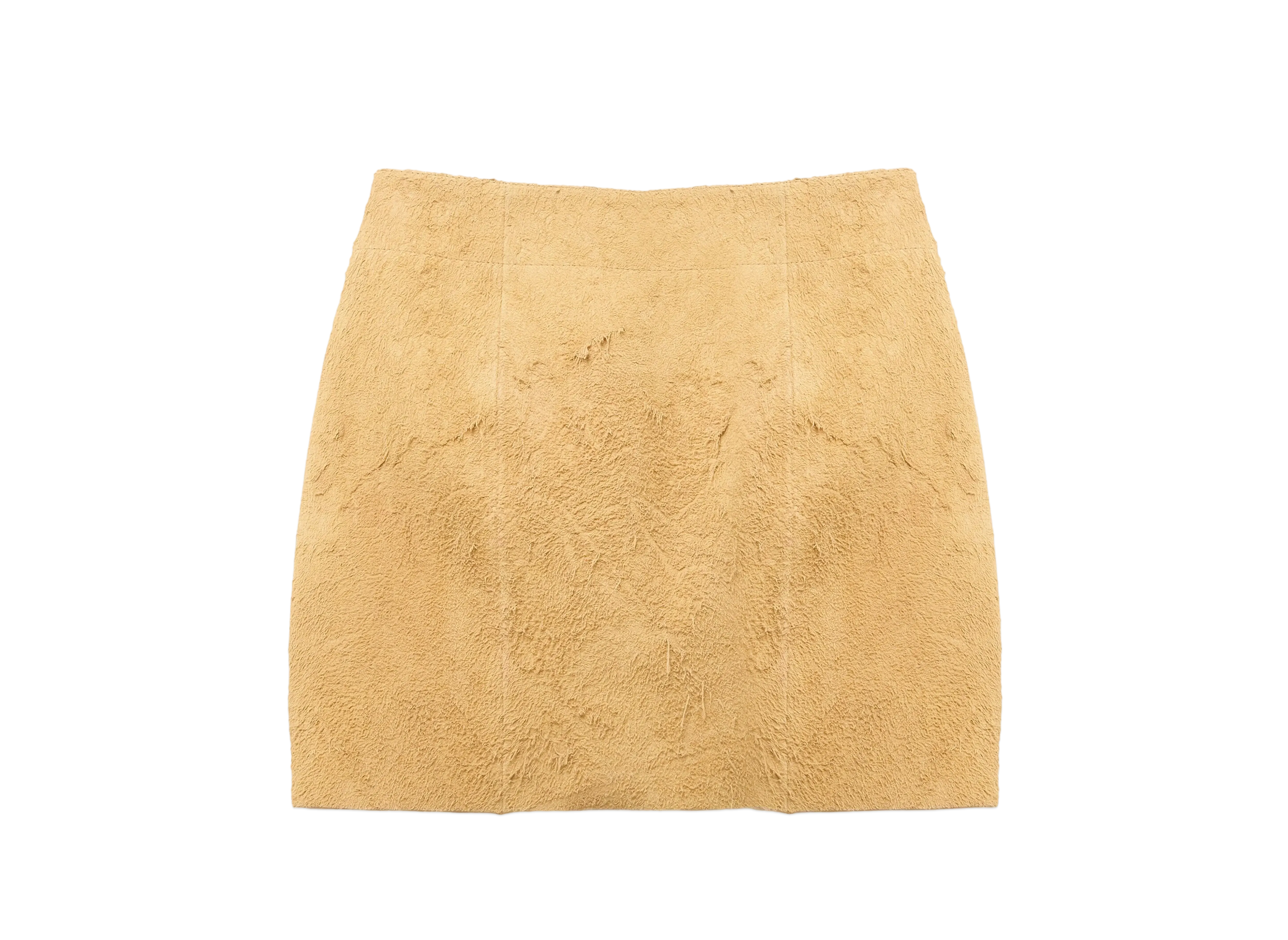 Alexander McQUEEN Suede Miniskirt "Sand"