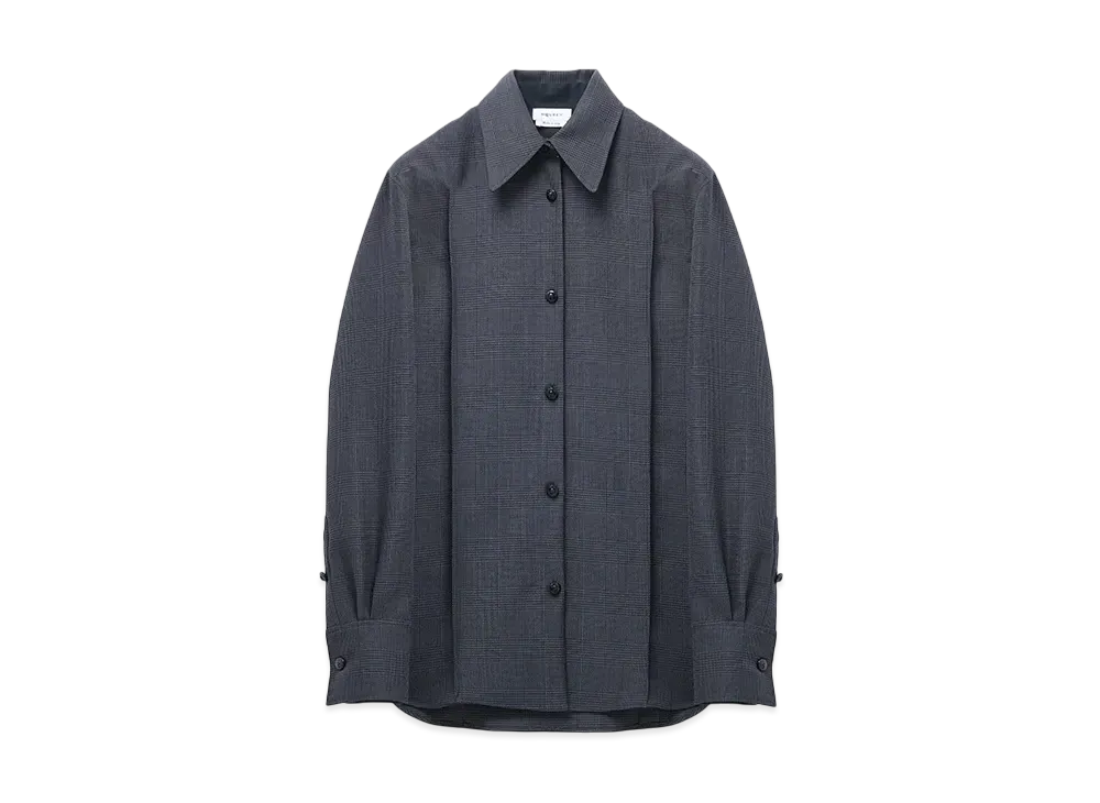 Alexander McQUEEN Prince Of Wales Shirt "Black/DarkGray"