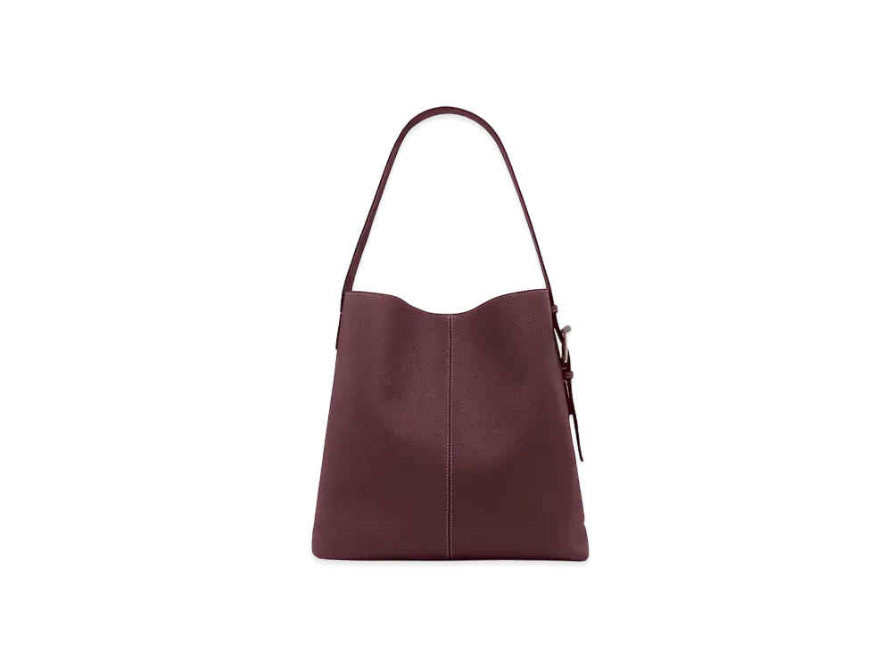 Alexander McQUEEN T-Bar Sling Shoulder Bag "Oxblood"