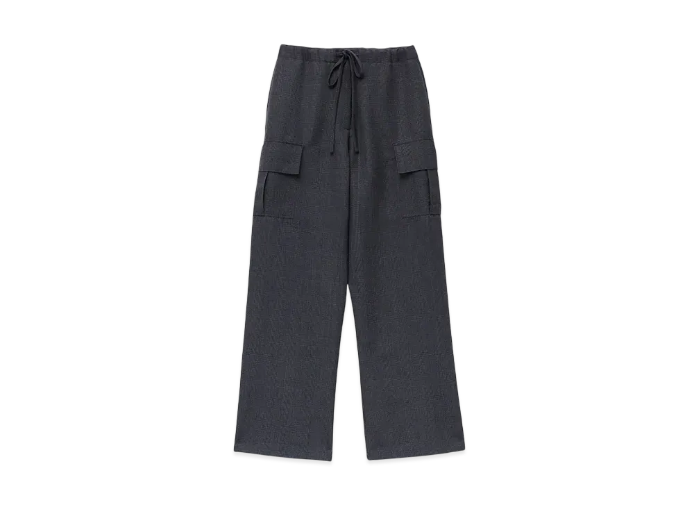 Alexander McQUEEN Prince Of Wales Cargo Pants "Black/DarkGray"