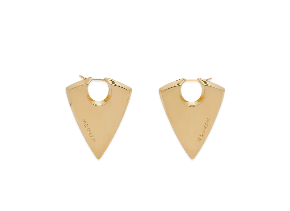 Alexander McQUEEN Arrow Earrings "Gold"