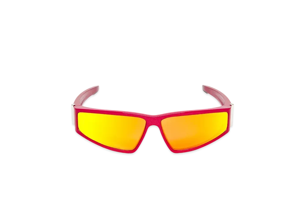 Alexander McQUEEN Y2K Sunglasses "Red/Orange"