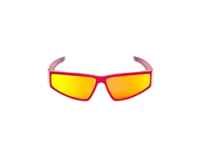 Alexander McQUEEN Y2K Sunglasses "Red/Orange"