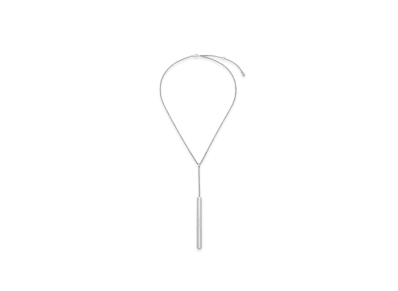 Alexander McQUEEN T-Bar Chain Necklace "Palladium"