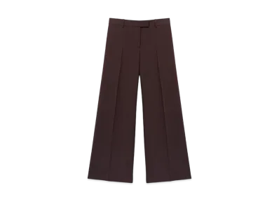 Alexander McQUEEN Side Striped Pants "DarkBordeaux"