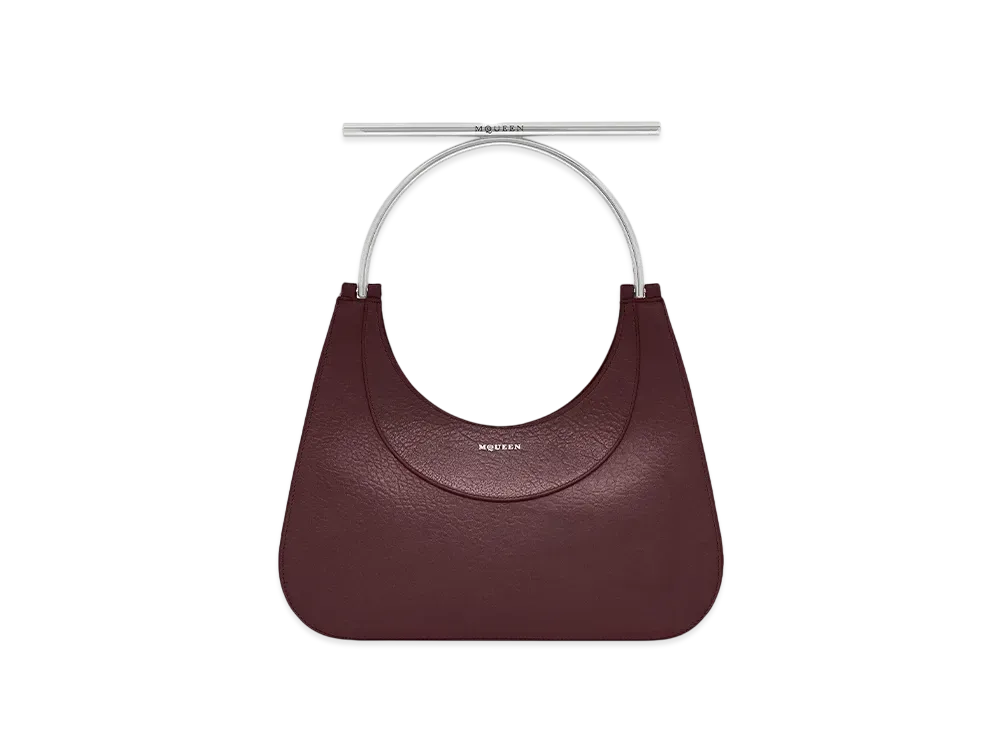 Alexander McQUEEN T-Bar Belt "Oxblood"