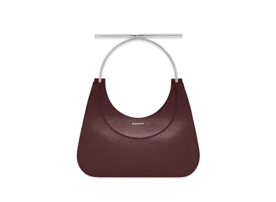 Alexander McQUEEN T-Bar Belt "Oxblood"