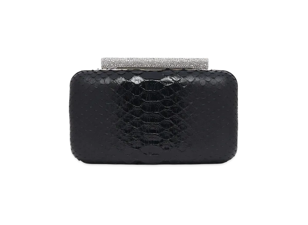 Alexander McQUEEN T-Bar Box Clutch "Black"