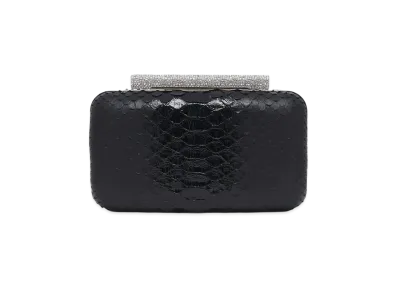Alexander McQUEEN T-Bar Box Clutch "Black"
