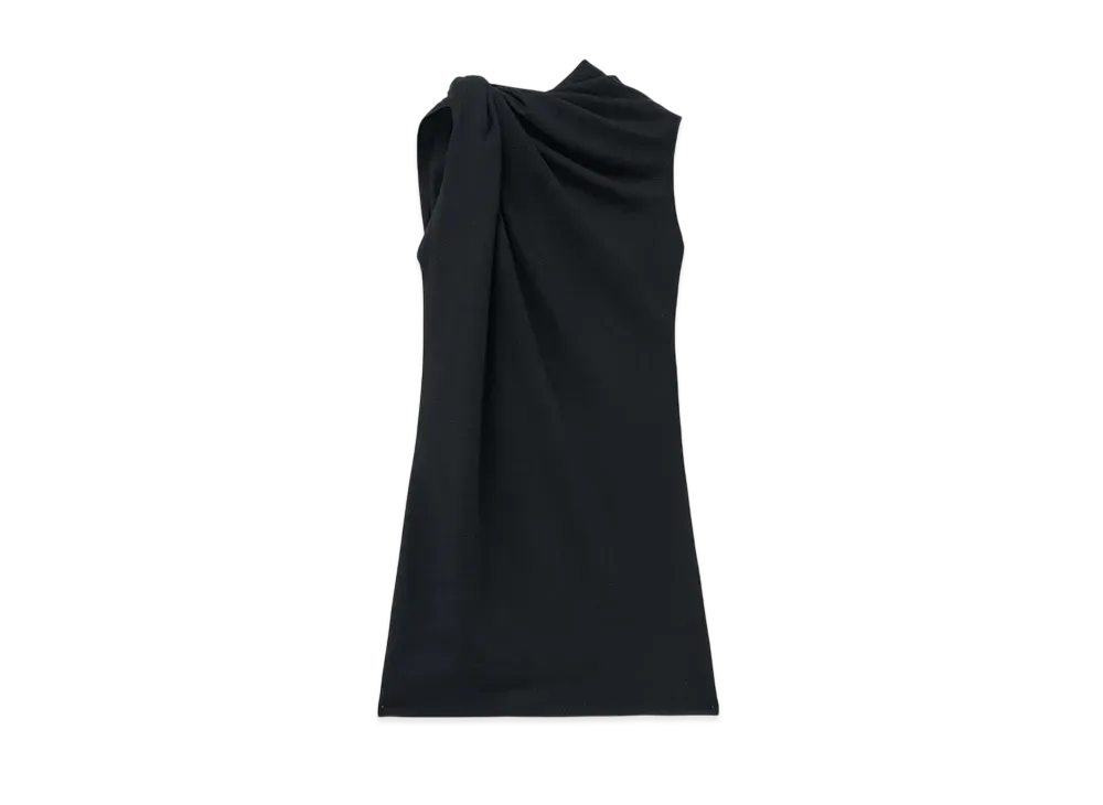 Alexander McQUEEN Knot Detail Mini Dress "Black"