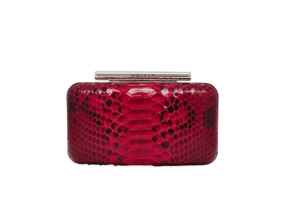 Alexander McQUEEN T-Bar Box Clutch "Fuchsia"