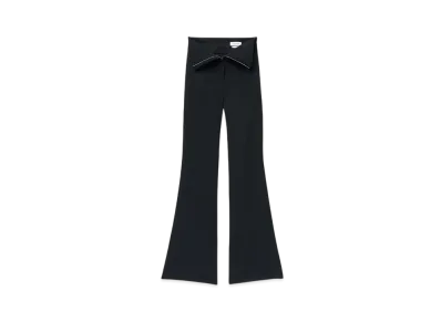 Alexander McQUEEN Foldover Waist Tailored Pants "Black"