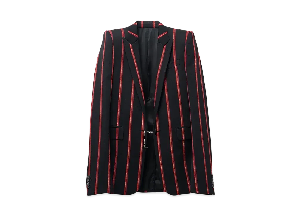 Alexander McQUEEN Blazer Stripe Jacket "Black/Red/Gold"