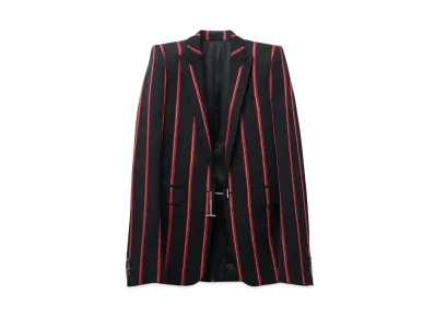 Alexander McQUEEN Blazer Stripe Jacket "Black/Red/Gold"