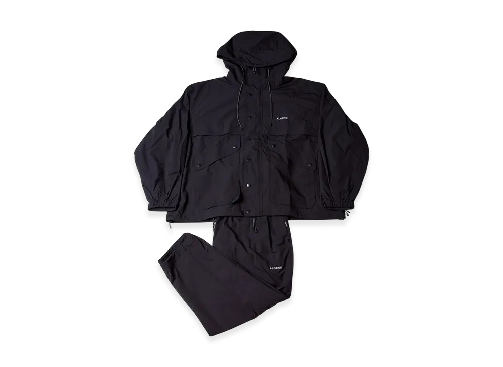 alound ベンチレーションナイロンセットアップ ALOUND◇VENTILATION CITY NYLON JACKET ベンチレーション ジャケット