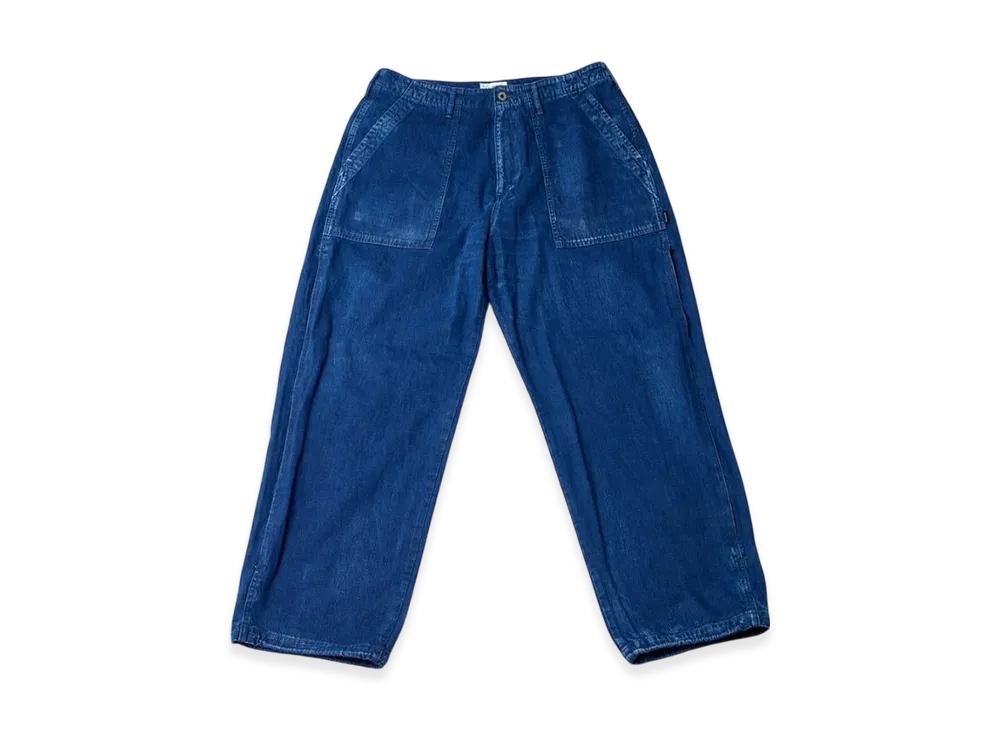 ALOUND Washed Denim Work Pants 