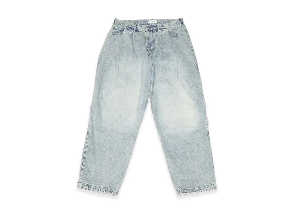 ALOUND Twotuck Zip Denim Pants "Indigo"