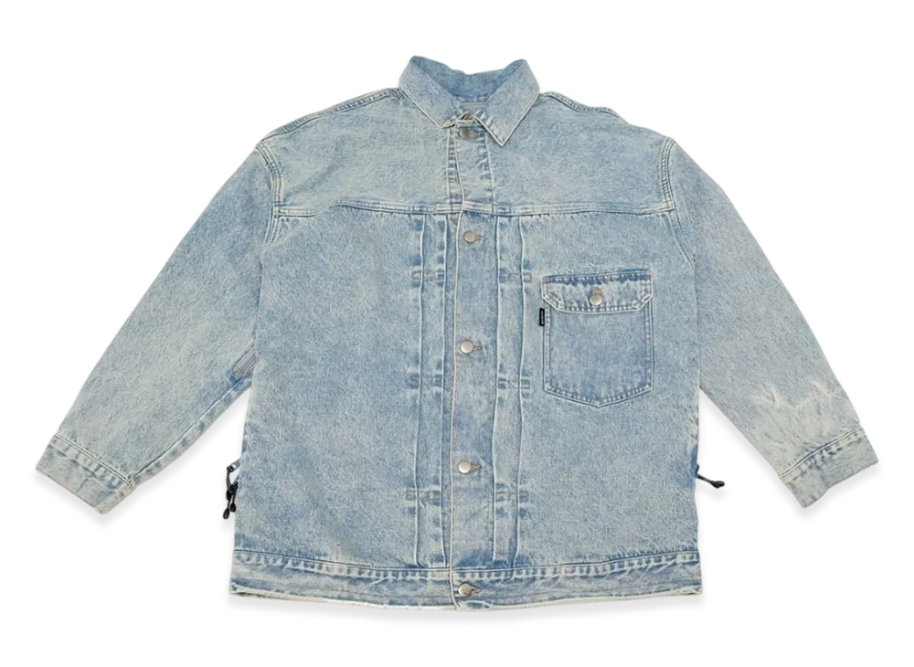 ALOUND Side Zip Denim Jacket "Indigo"