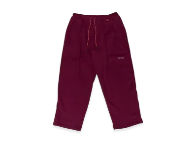 ALOUND Side Zip Sweat Pants "Burgundy"