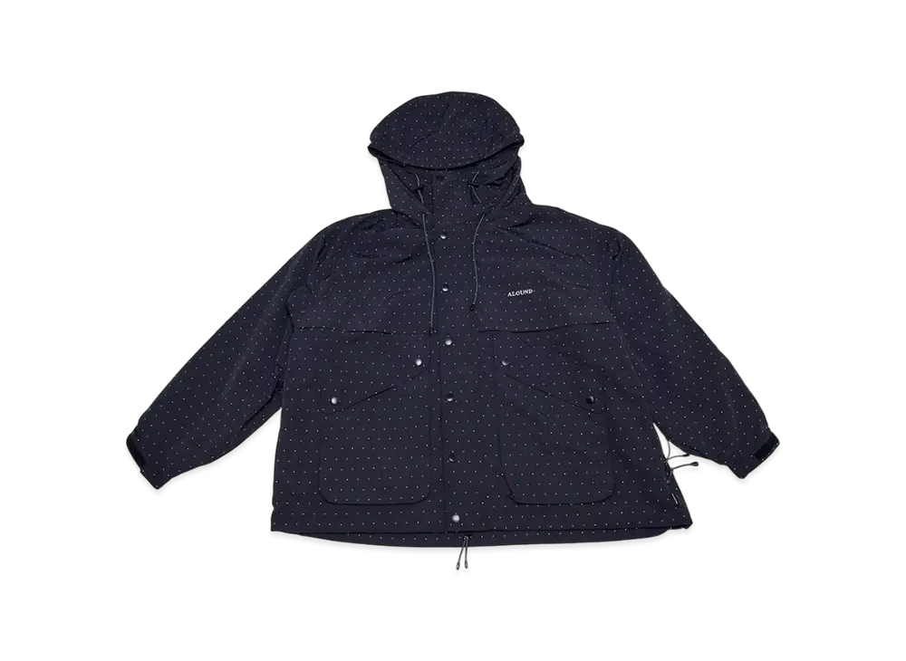 ALOUND Dot Nylon Jacket "Black"