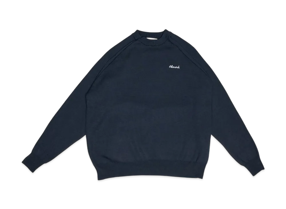 ALOUND Pullover Box Knit #2 "Black"