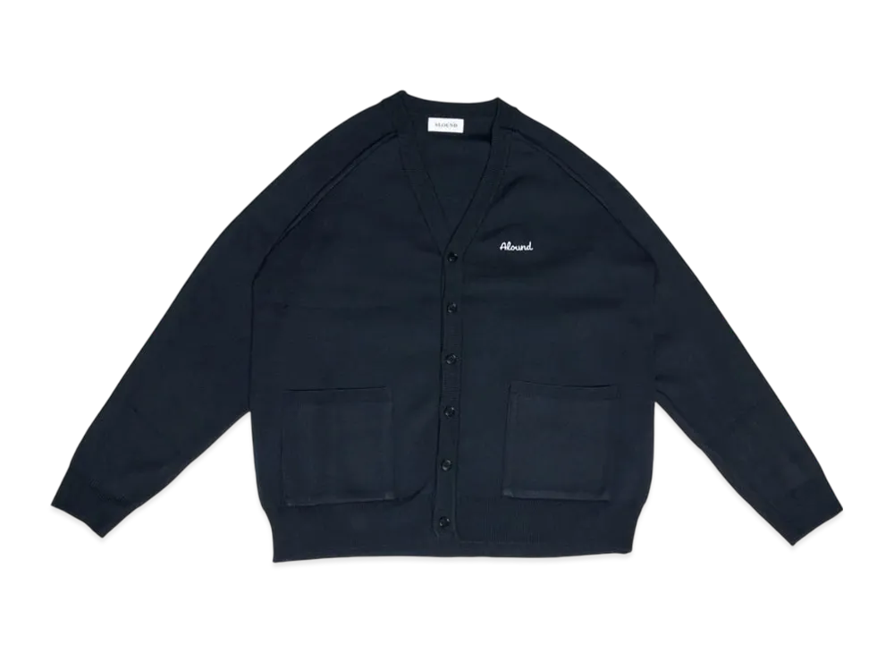 ALOUND City Box Cardigan #2 "Black"