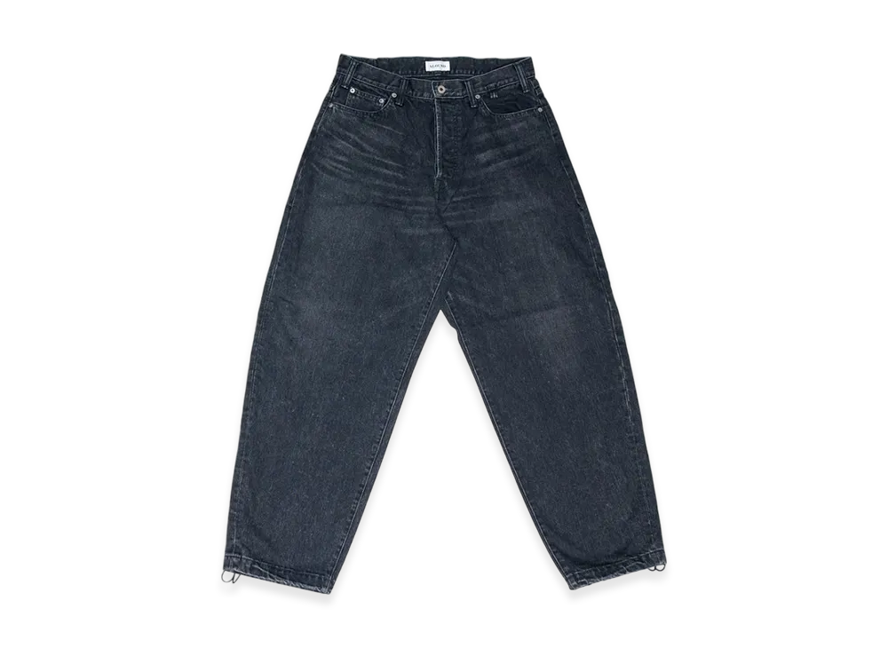ALOUND Vintage Black Denim Pants "Black"