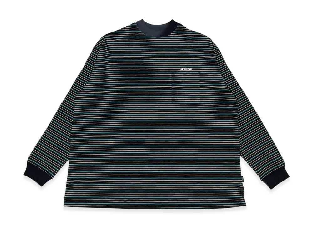 ALOUND Oversize L/S Pocket Tee "Multi"