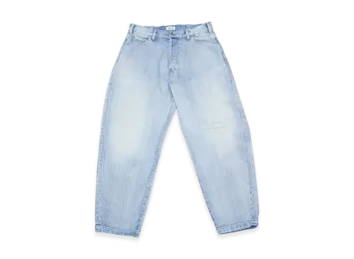 ALOUND Ventilation Bleach Denim Pants "Indigo"