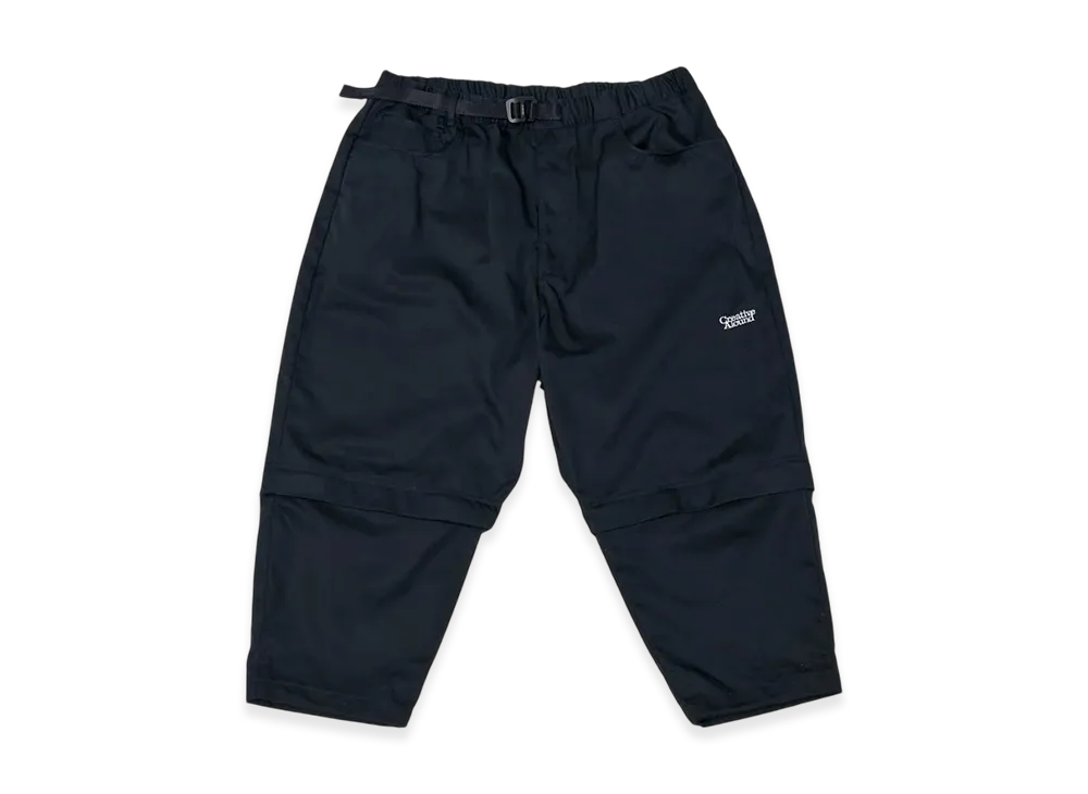 パンツ Around 2way belted tech pants black M ALOUND 2Way Belted Tech Pants 
