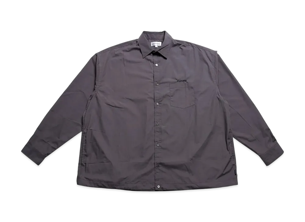 ALOUND Oversized Widebox Shirts "Charcoal"