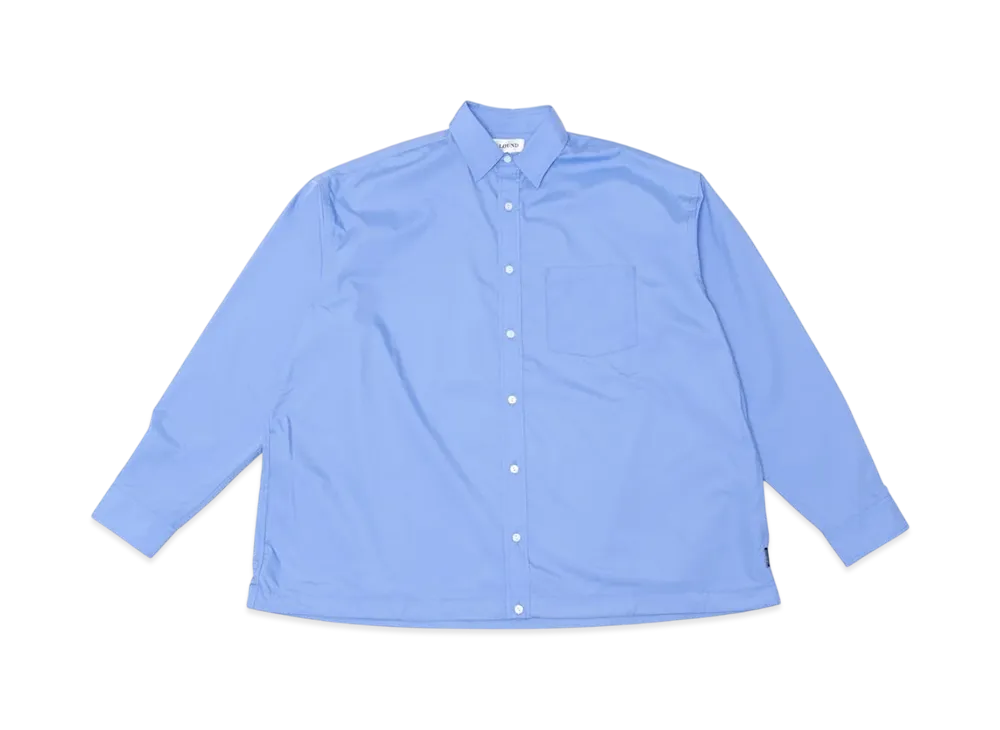 ALOUND Oversized Widebox Shirts "Sax Blue"