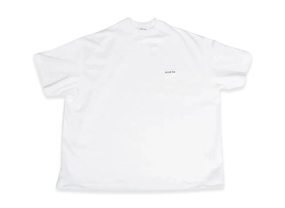 ALOUND Oversized Pocket Tee "White"