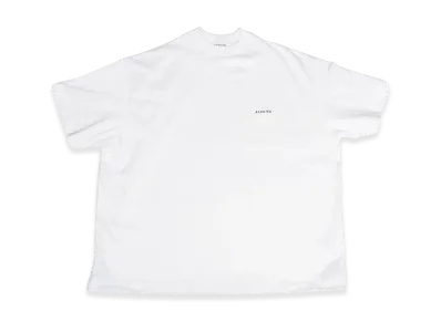 ALOUND Oversized Pocket Tee "White"