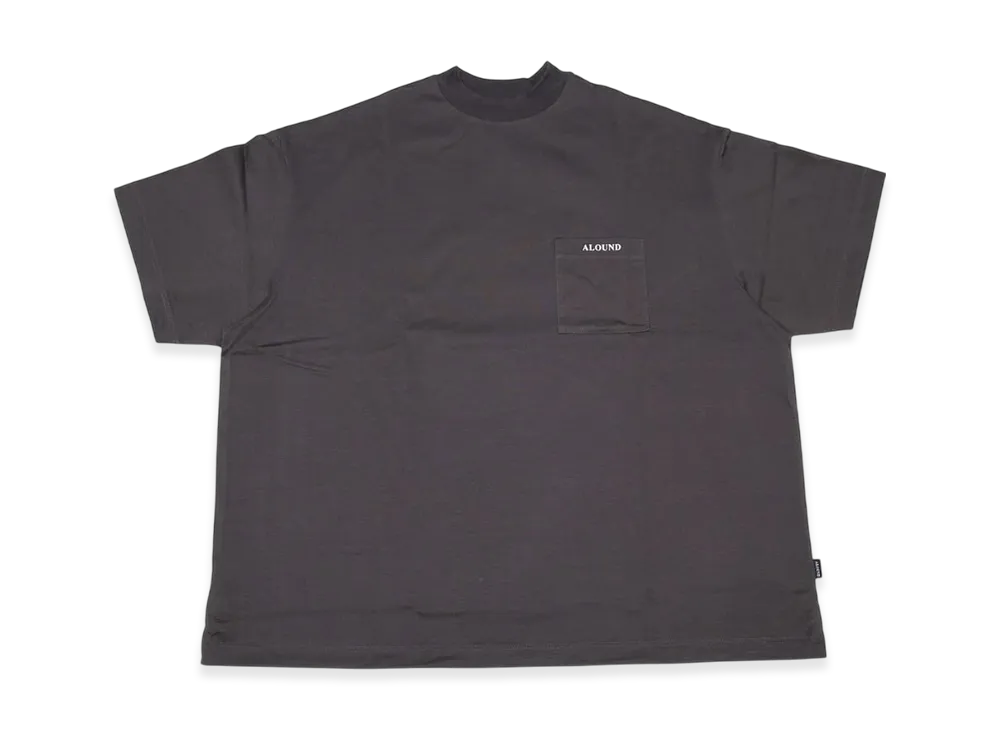 ALOUND Oversized Pocket Tee "Charcoal"