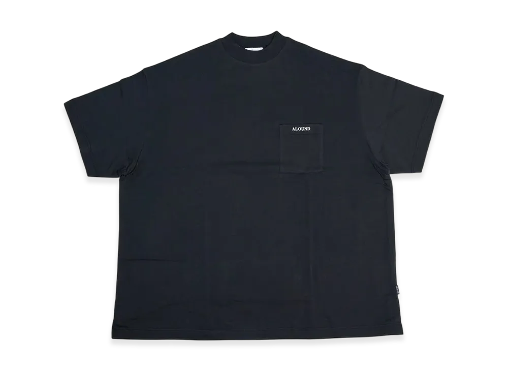 ALOUND Oversized Pocket Tee "Black"