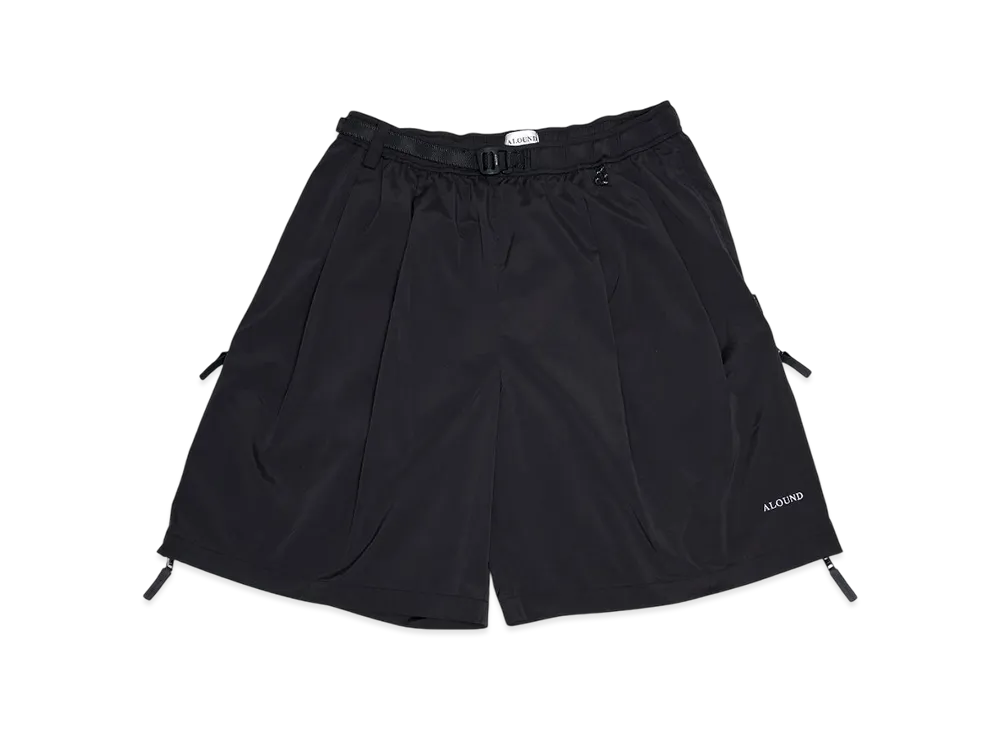 ALOUND TWOTUCK BELTED NYLON SHORTS Mサイズ ALOUND Twotuck Belted Ventilation Nylon Shorts 