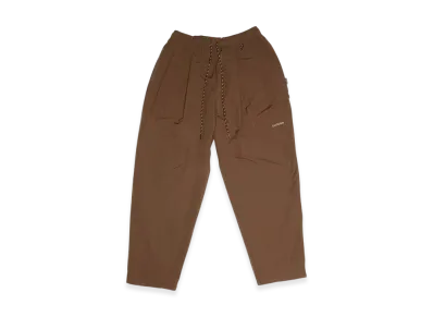ALOUND Twotuck Tapered Nylon Pants "Brown/Black"