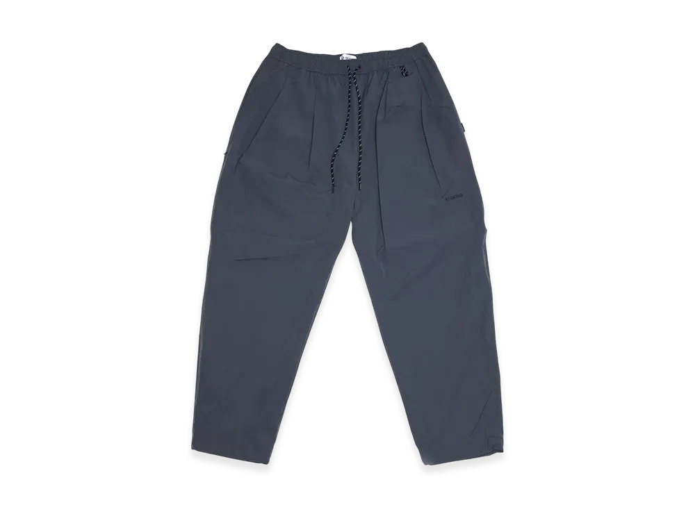 ALOUND Twotuck Tapered Nylon Pants "Charcoal/Black"
