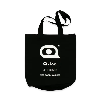 ALOUND x a.INC. YES GOOD MARKET Limited Tote Bag "Black"