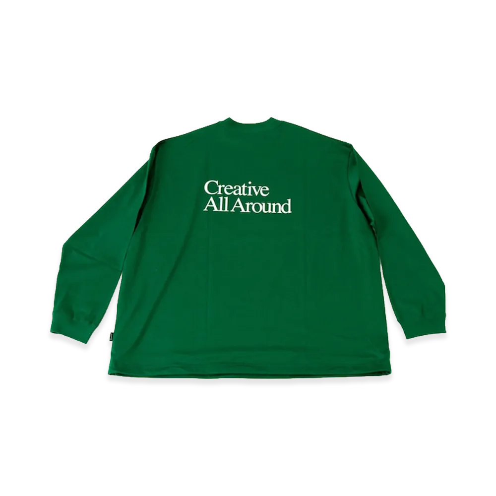 ALOUND Backlogo L/S Tee "Green"