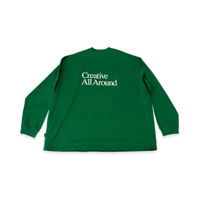 ALOUND Backlogo L/S Tee "Green"