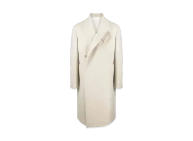 1017 ALYX 9SM Single-Breasted Logo Wool-Blend Coat "White"