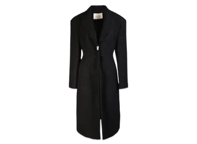 1017 ALYX 9SM Faux-Fur Single-Breasted Coat "Brown"