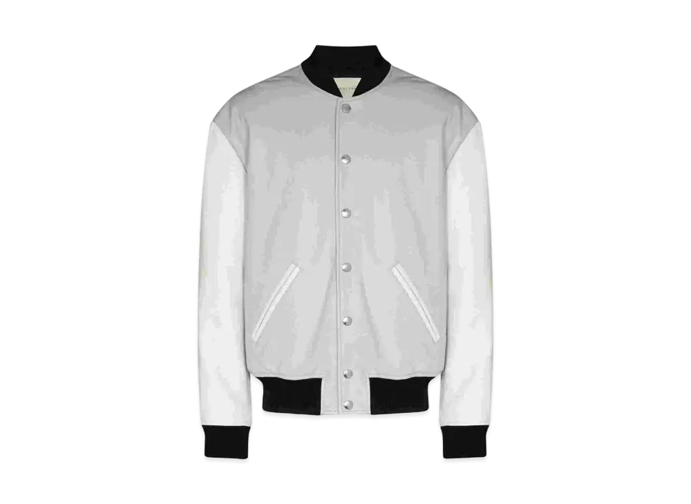 1017 ALYX 9SM Leather Bomber Jacket "Gray"