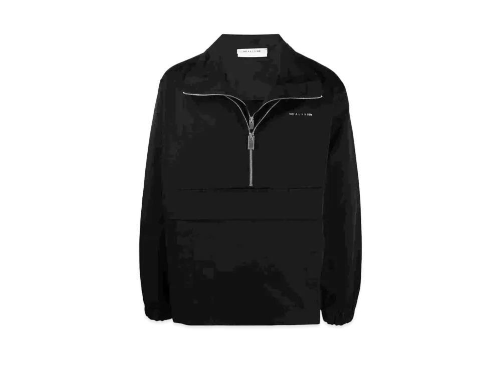 1017 ALYX 9SM Logo Plaque High-Neck Windbreaker "Black"
