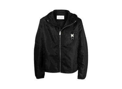 1017 ALYX 9SM Buckle-Detail Zip-Up Hooded Jacket "Black"