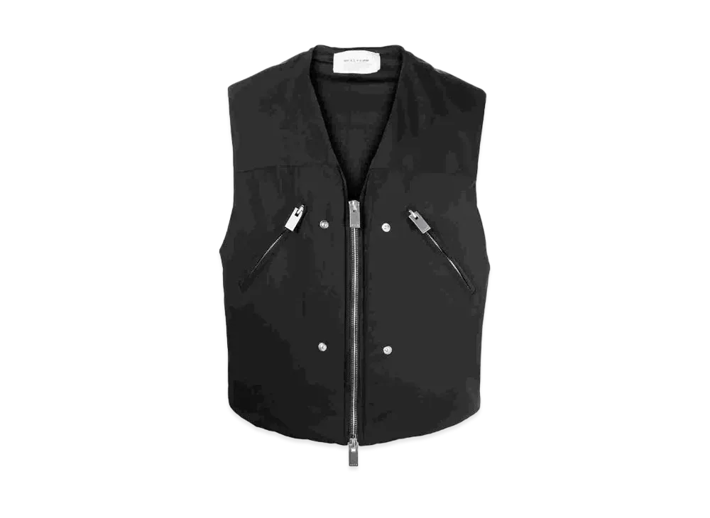 1017 ALYX 9SM Zip-Fastening Padded Gilet "Black"