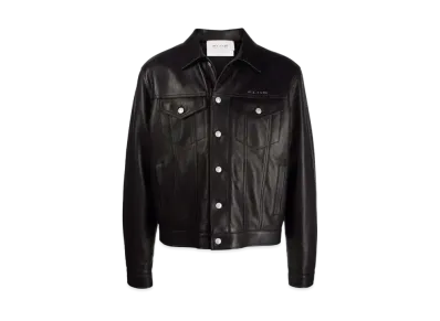 1017 ALYX 9SM Button Down Leather Jacket "Black"